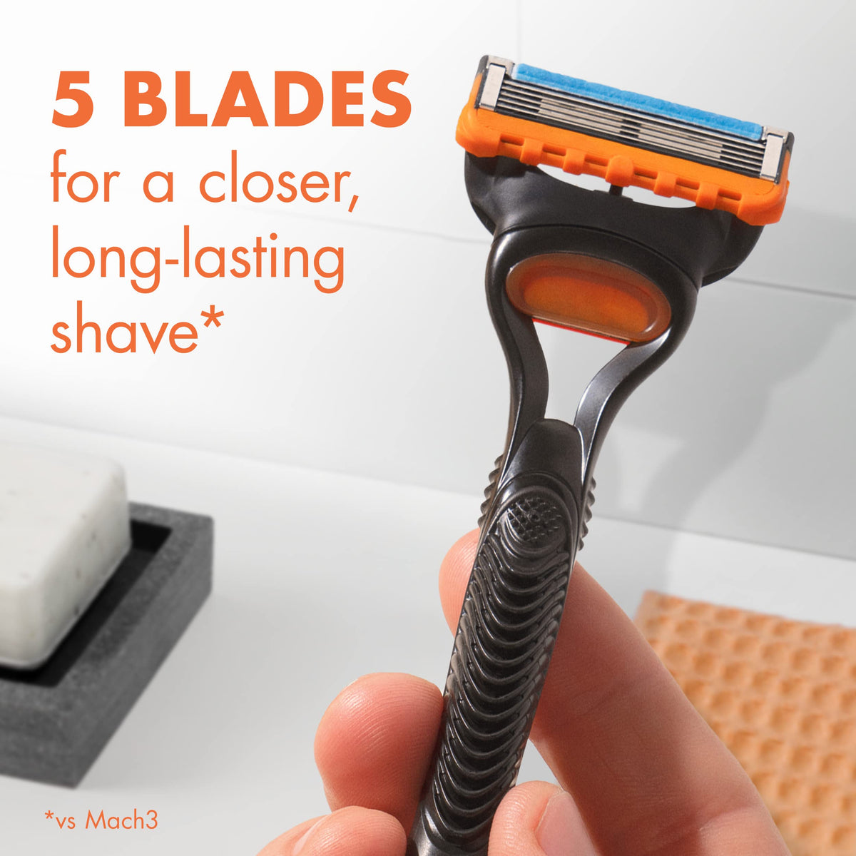 Gillette Fusion5 Men's Razor Blade Refills, 8 Count