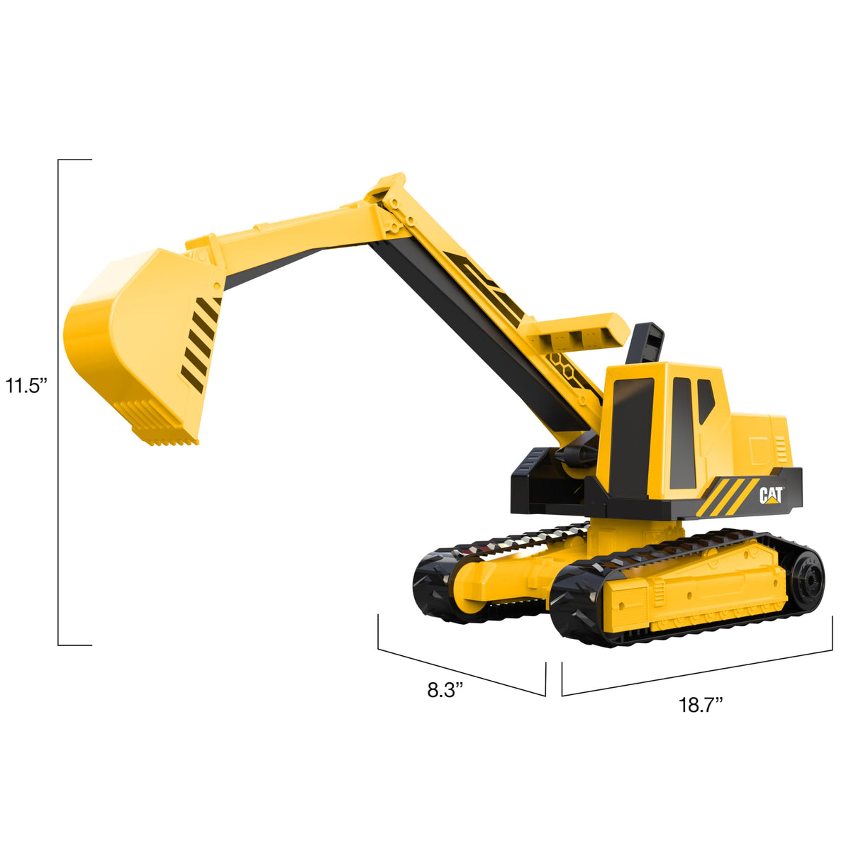 Cat Construction Toys Steel Excavator, 20"