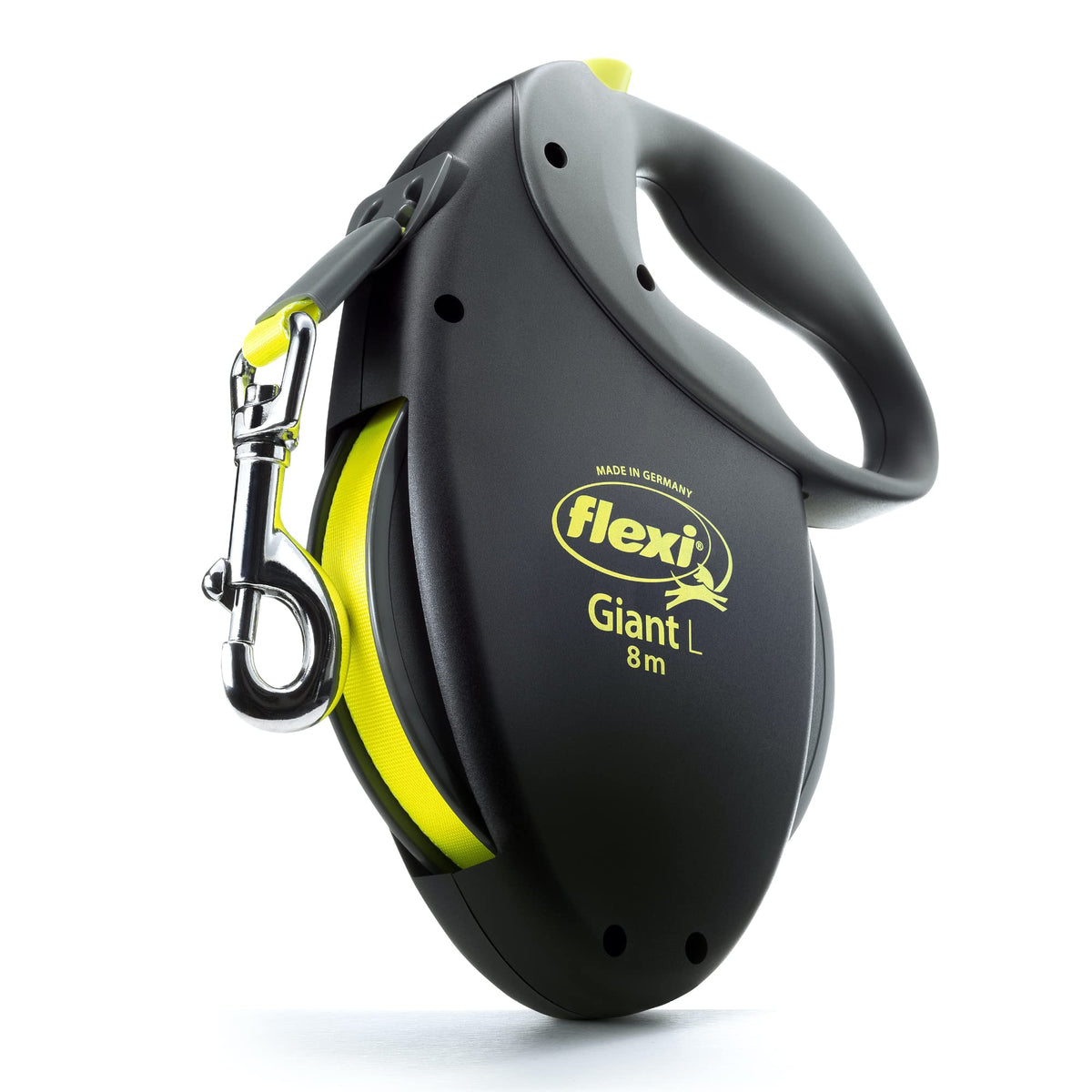 FLEXI Giant Tape Retractable Dog Leash, Large, 26 ft, Black