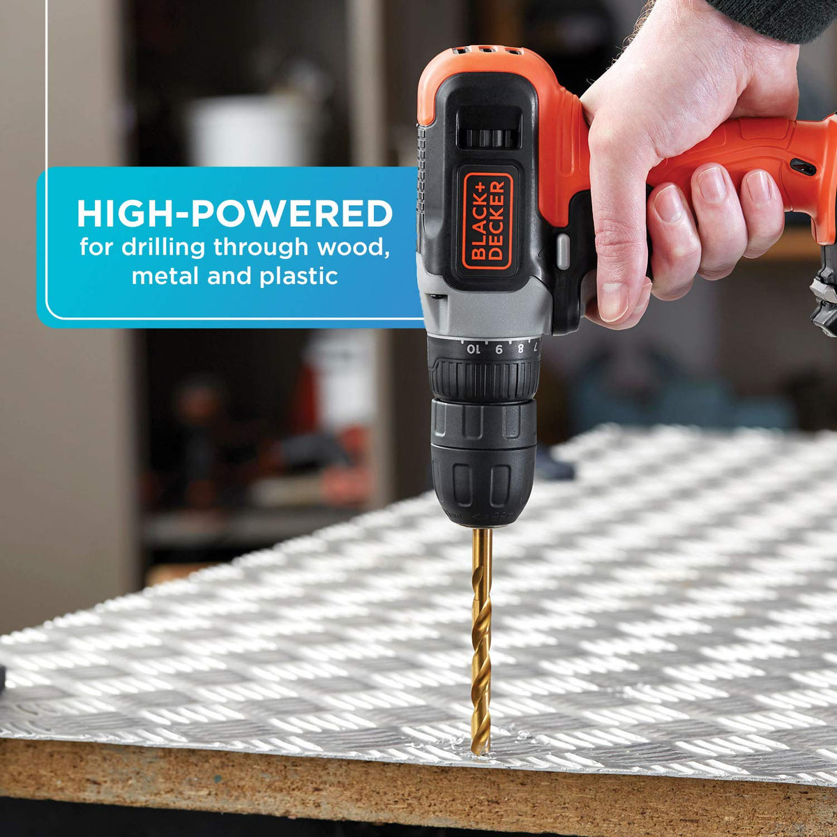 Black+Decker 20V Max Cordless Drill, BCD702C1