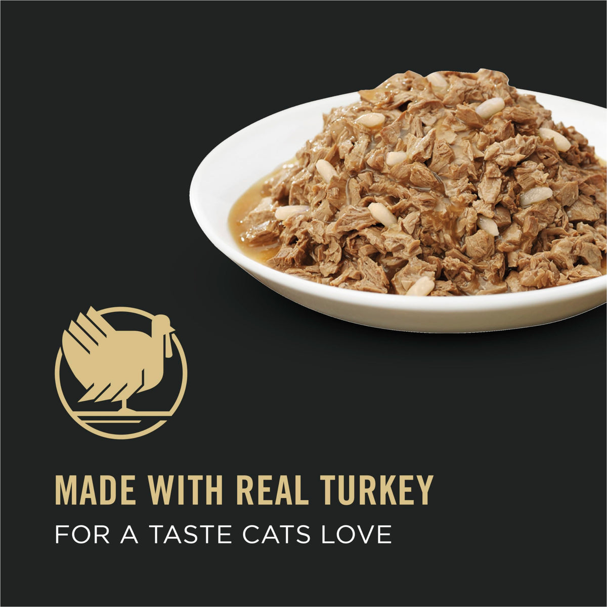 Purina Pro Plan Turkey & Rice Wet Cat Food, 85 g (24 Pack)