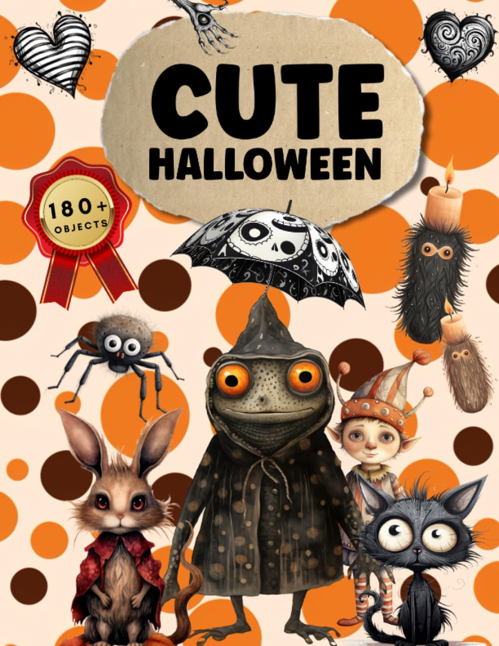 Cut and Collage Cute Halloween Ephemera
