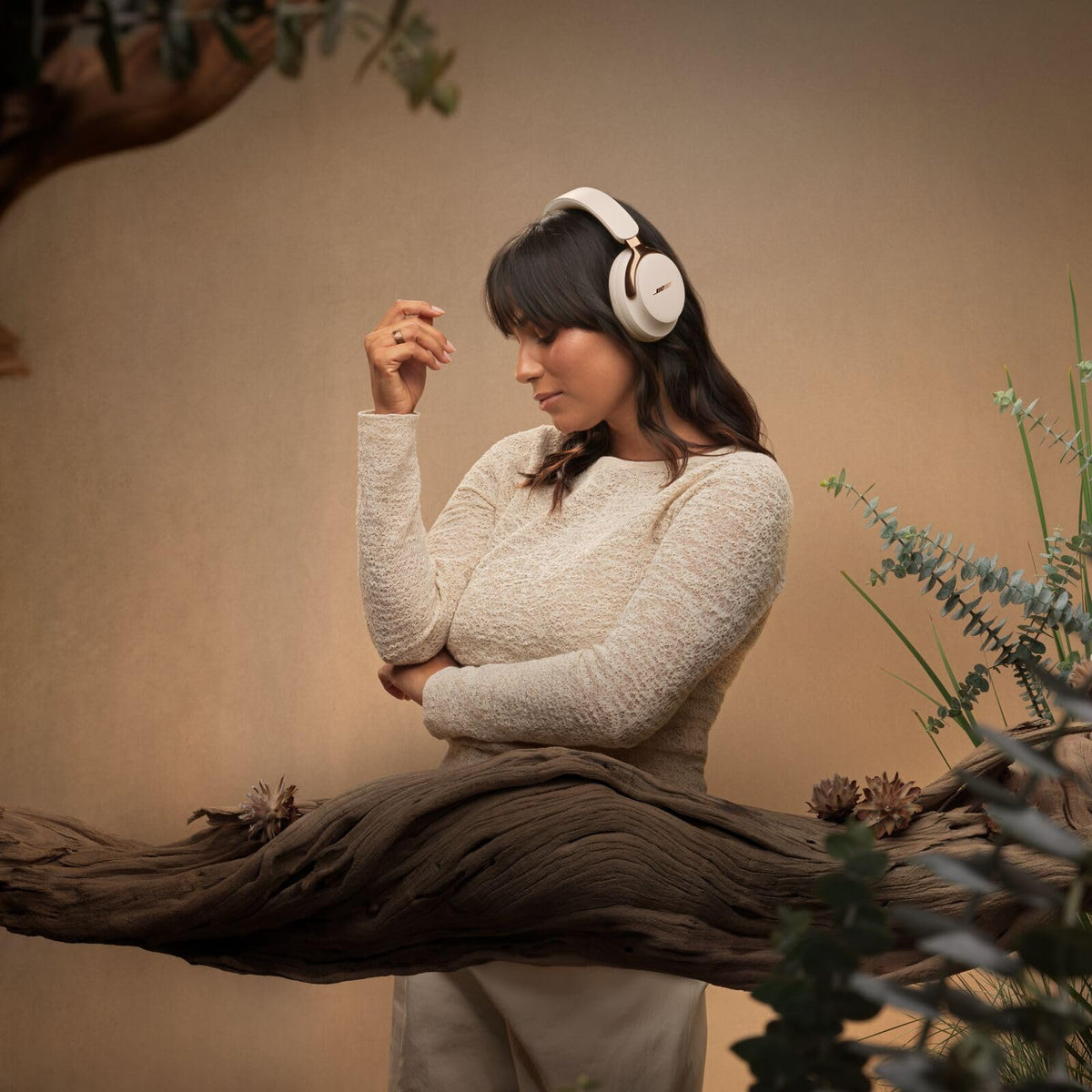 Bose QuietComfort Ultra Headphones, 2nd Gen, Driftwood Sand