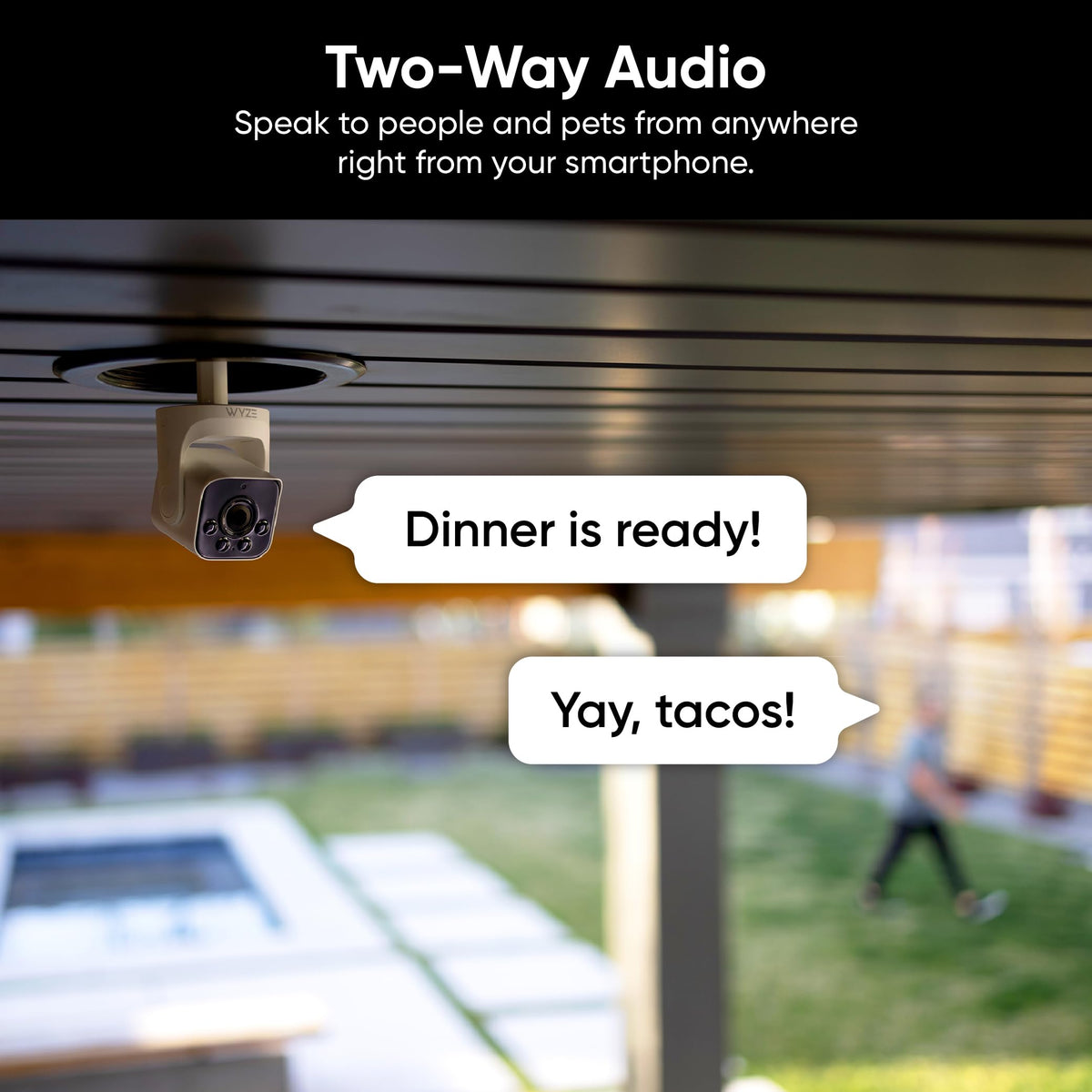 Wyze Bulb Cam 2K HD Security Camera, Wireless Indoor/Outdoor