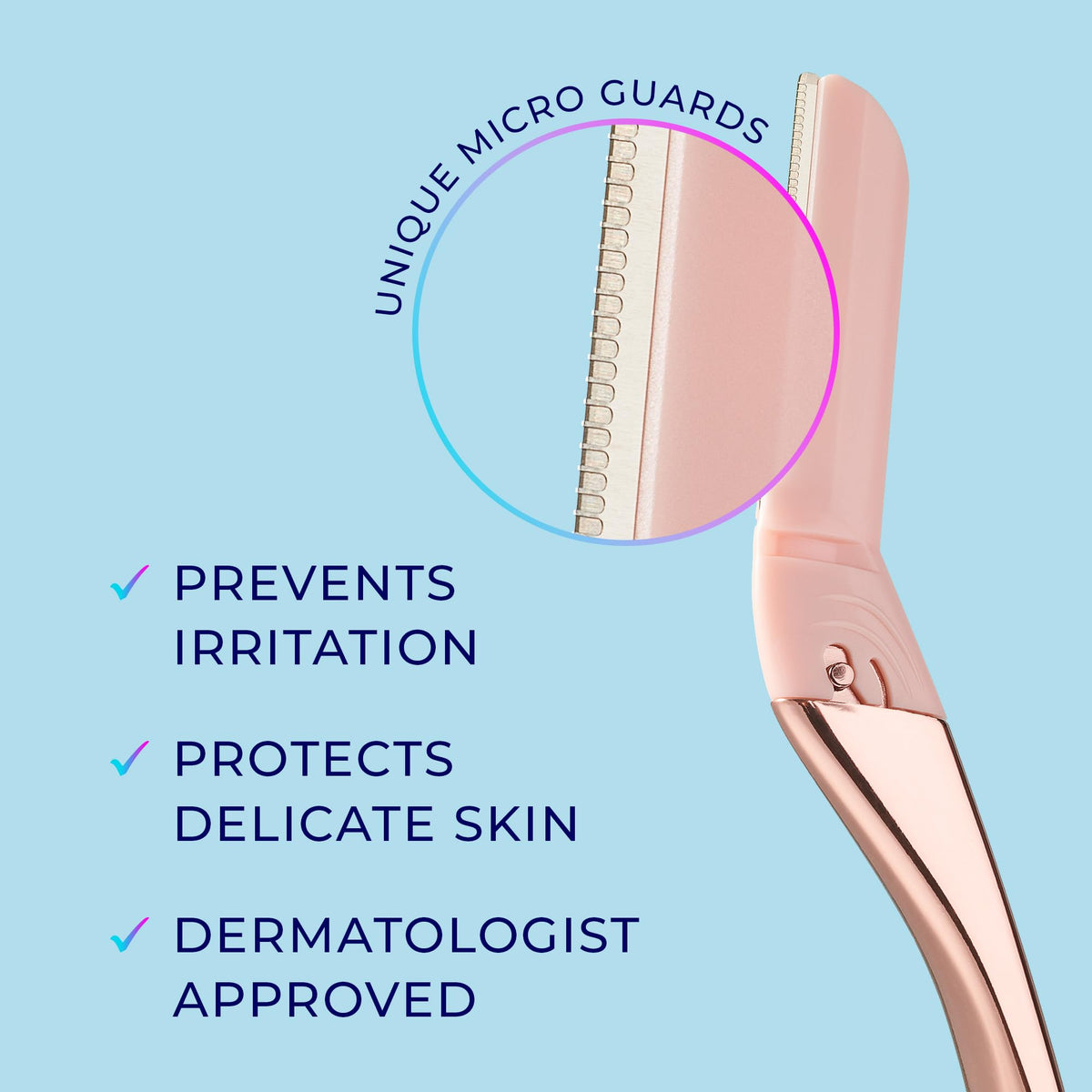 Schick Hydro Silk Dermaplaning Wand for Women, Handle and 6 Blades