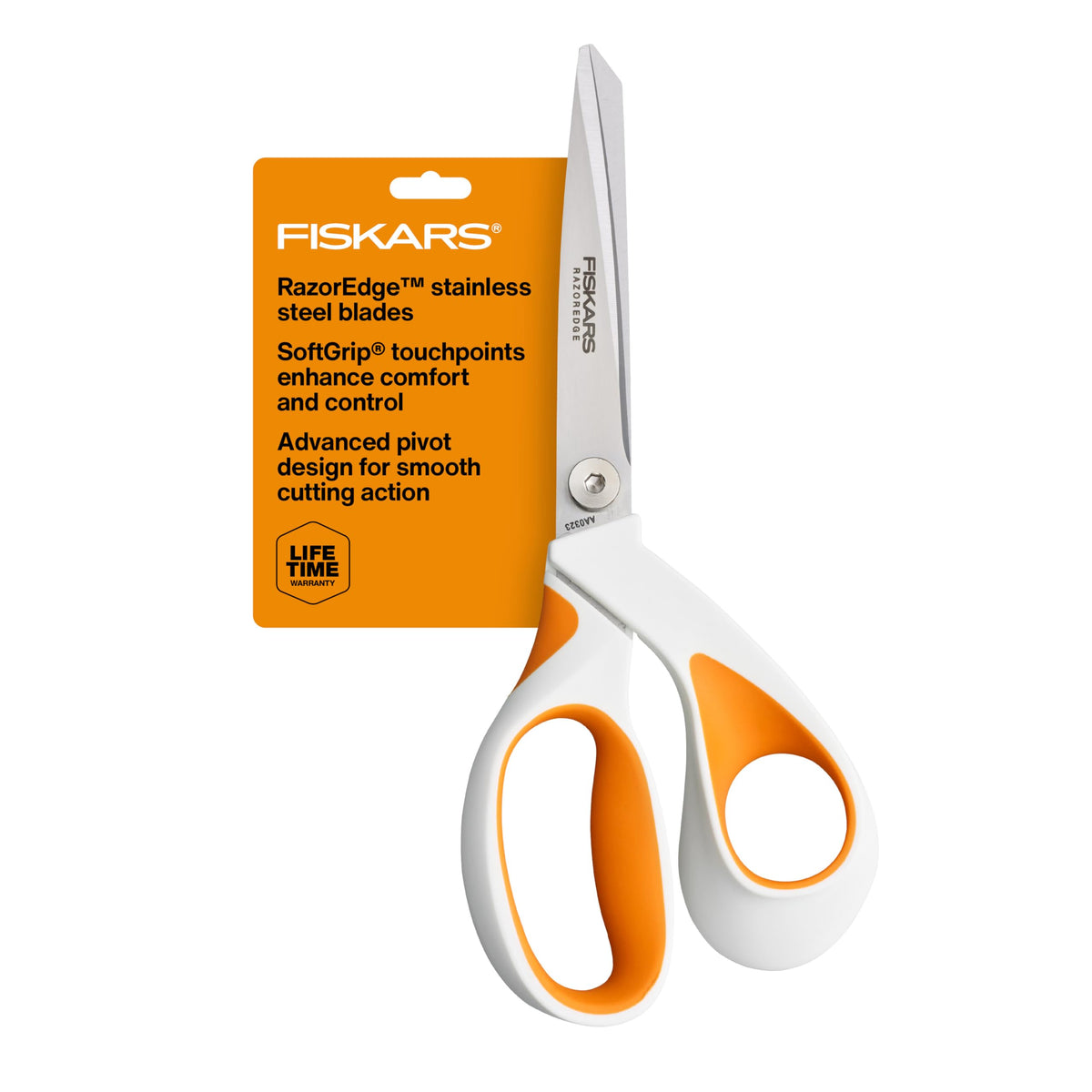 Fiskars RazorEdge Heavy Duty Fabric Scissors, 8 Inch