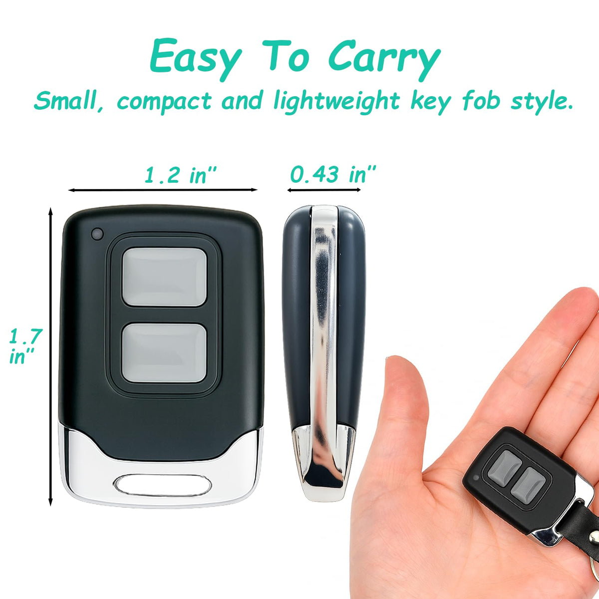 Garage Door Opener Remote for LiftMaster Chamberlain Craftsman, 2 Pack