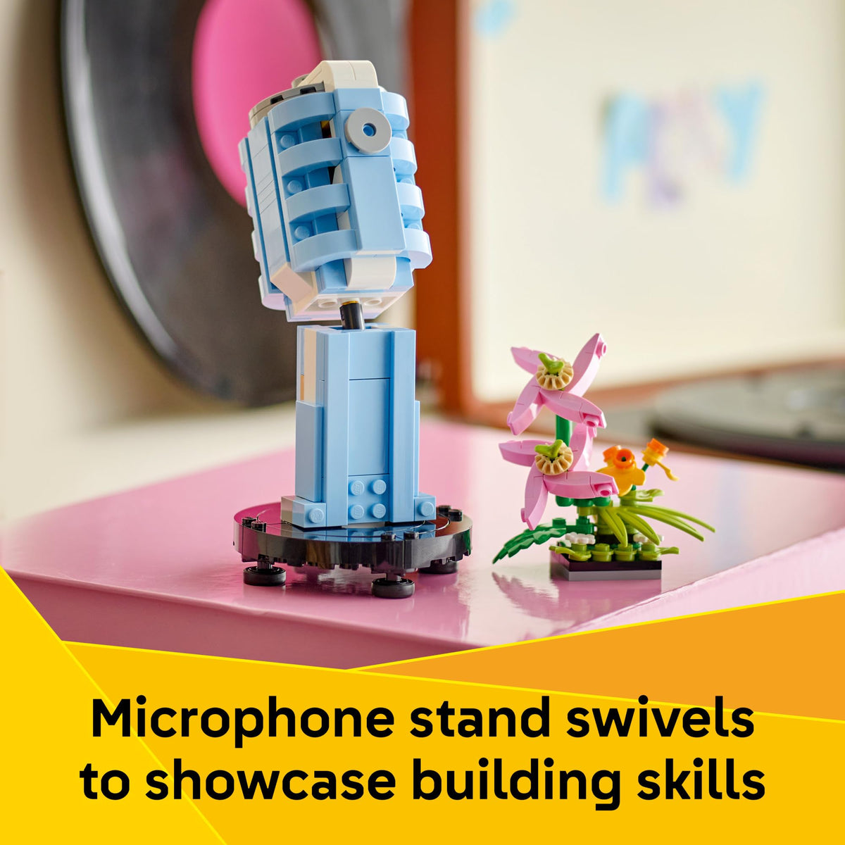 LEGO Creator 3-in-1 Record Player with Flowers, 31172