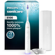 Philips Sonicare 6100 Series Electric Toothbrush, White, HX7400/05