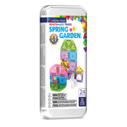 Magna-Tiles microMAGS Spring Garden Travel Set, 24 Pieces