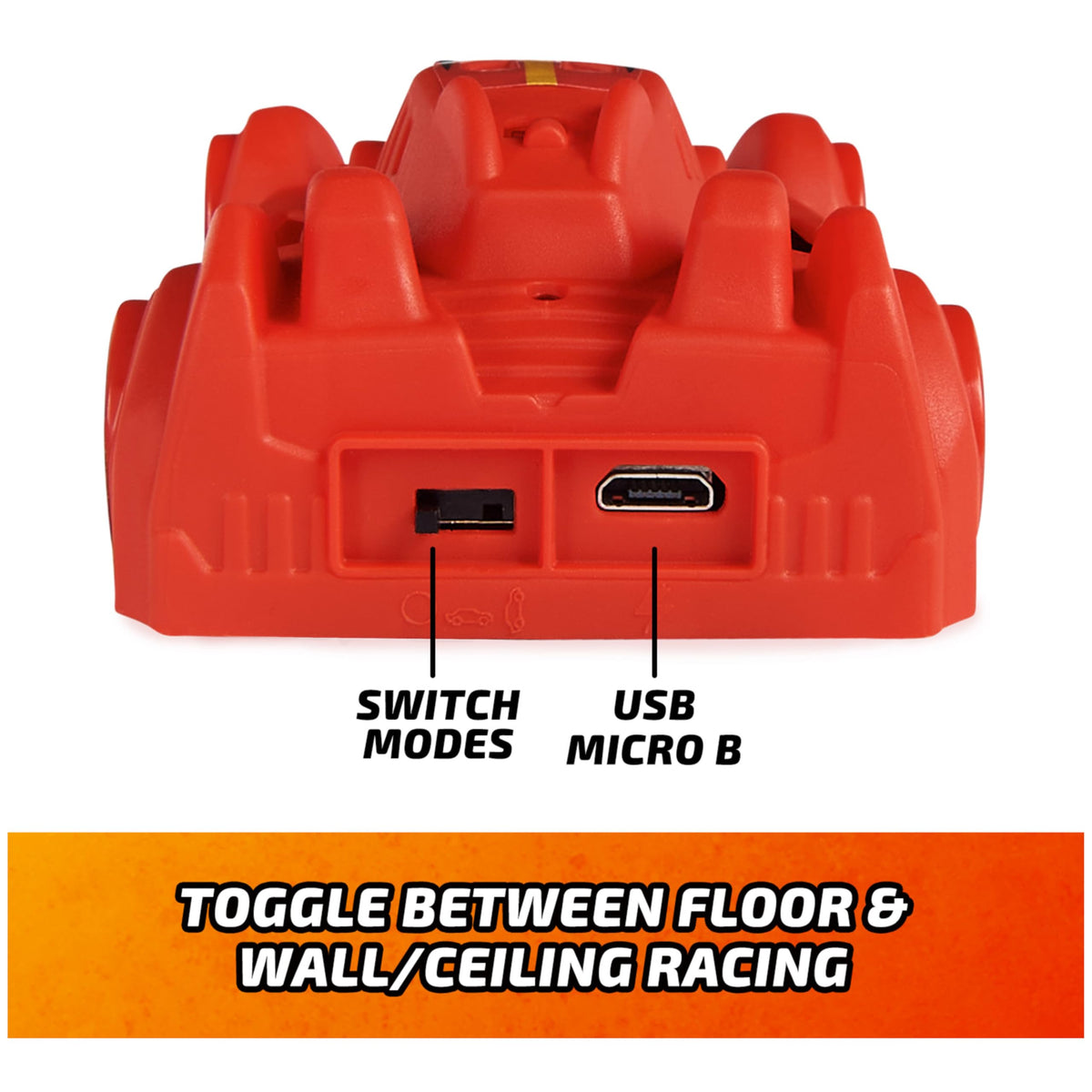 Air Hogs Zero Gravity Sprint RC Car Wall Climber, Red