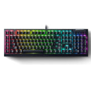Razer BlackWidow V4 X Mechanical Gaming Keyboard, Yellow Switch, Black