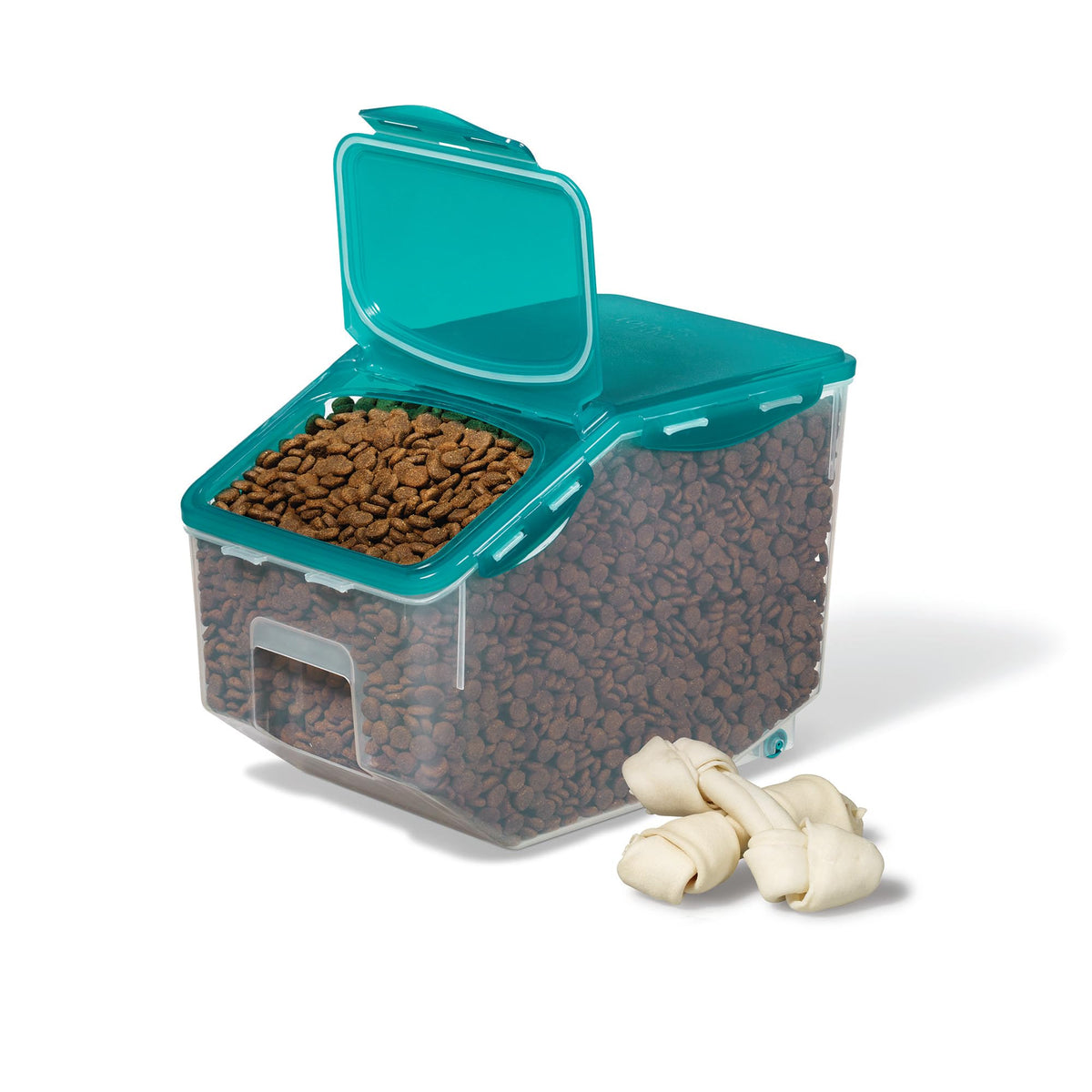 Starfrit LocknLock Plastic Pantry Container with Wheels, 406oz/12L