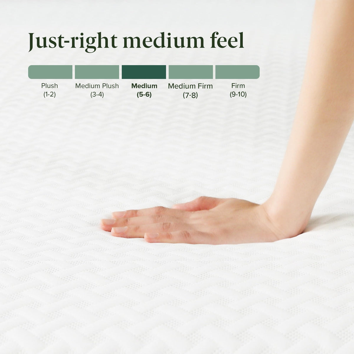 Zinus Green Tea Memory Foam Mattress, Full, 8 in