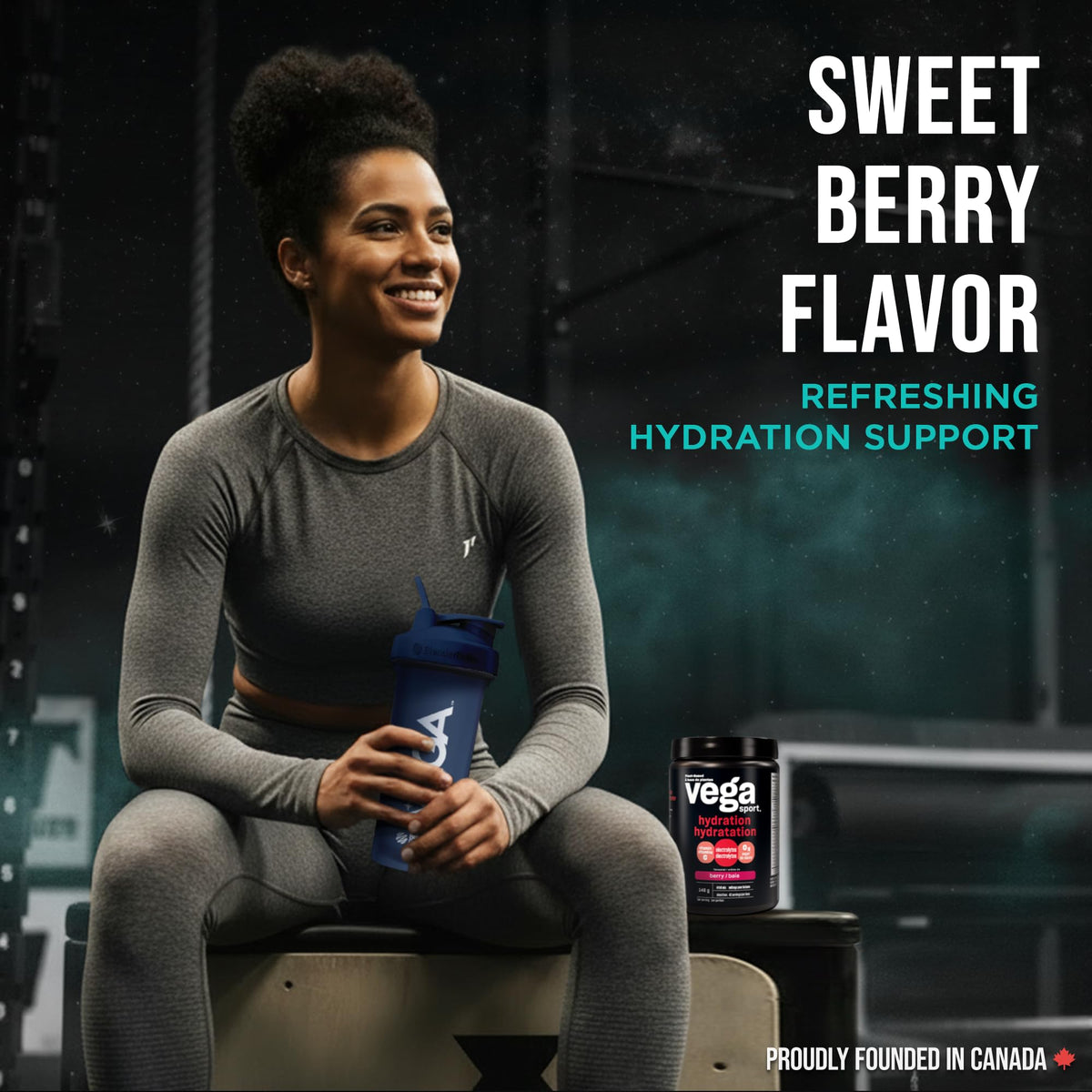 Vega Sport Electrolyte Powder, Sugar-Free Berry, 40 Servings, 148 g