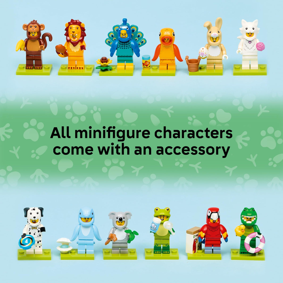 LEGO Minifigures Animal Series 28, 6 Pack, Ages 5+, 66813