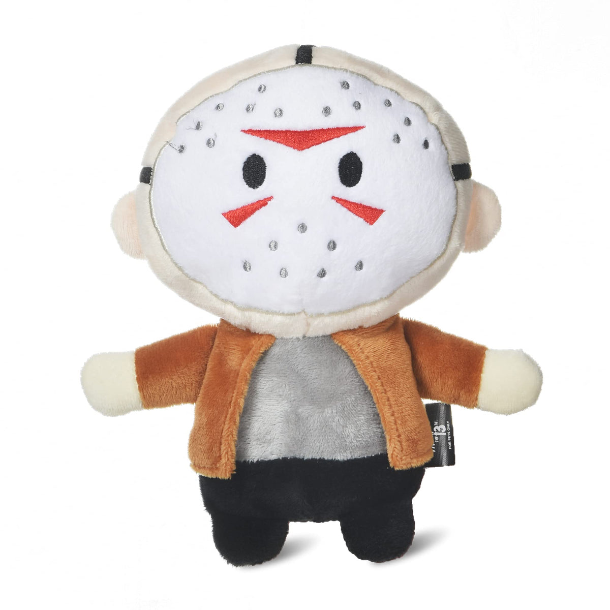 Warner Bros Friday the 13th Jason Voorhees Squeaky Dog Toy, 6 Inch