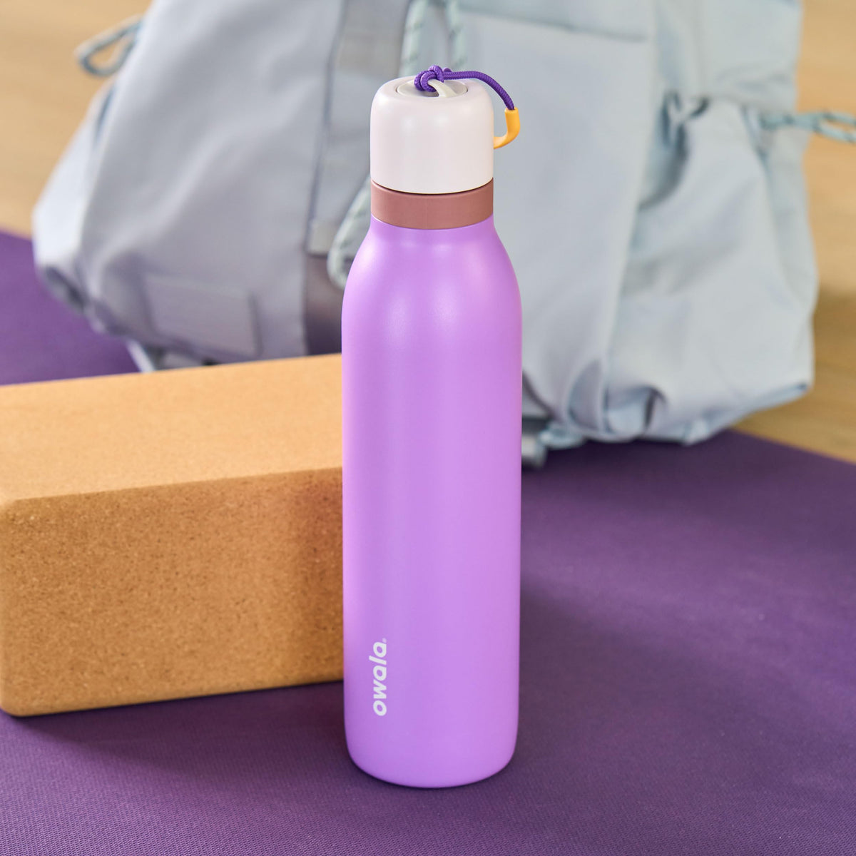 Owala FreeSip Twist Water Bottle, 24oz, California Grapevine