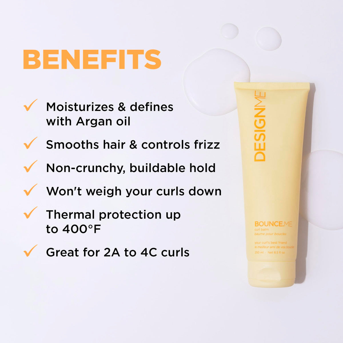 DesignMe Bounce.Me Hair Curling Cream, 250 mL