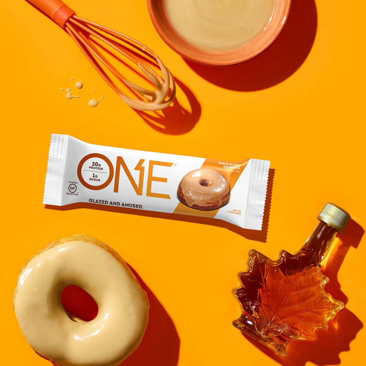 ONE Protein Bars, Maple Glazed Doughnut, 12 x 60 g