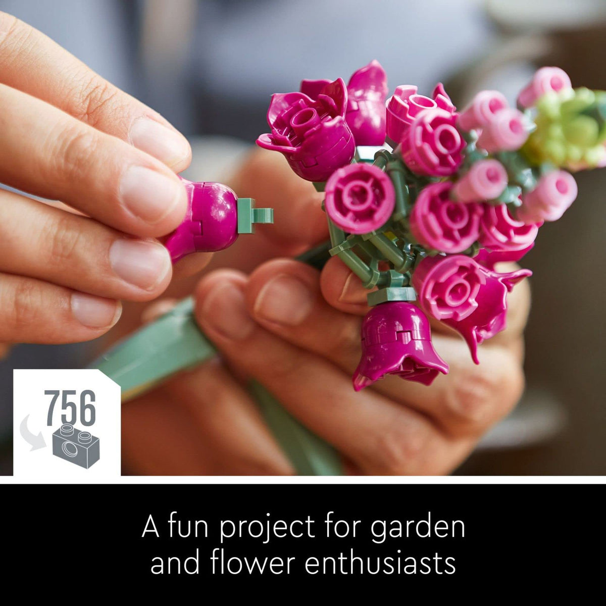 LEGO Icons Flower Bouquet Building Set, 10280