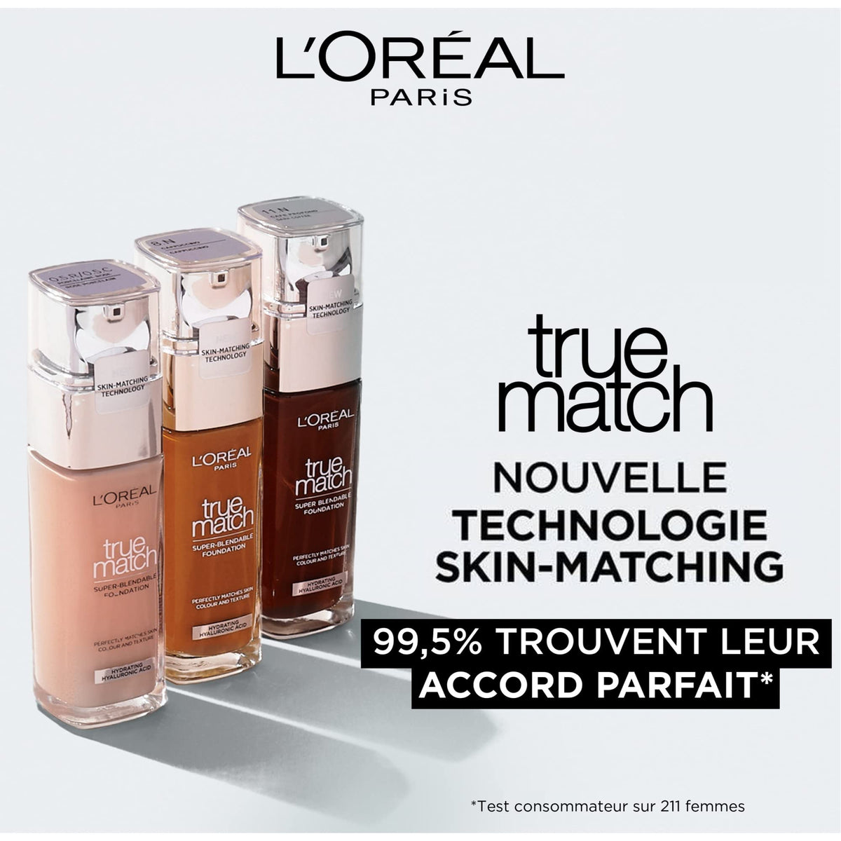 L'Oreal Paris True Match Super-Blendable Foundation, 1.5N, 30 mL