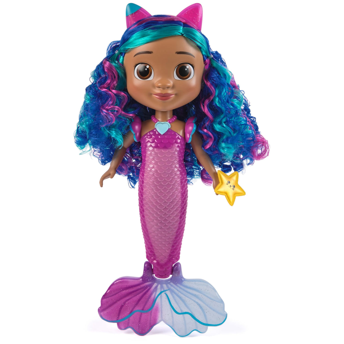 DreamWorks Gabby's Dollhouse Sing & Shine Mermaid Gabby Doll