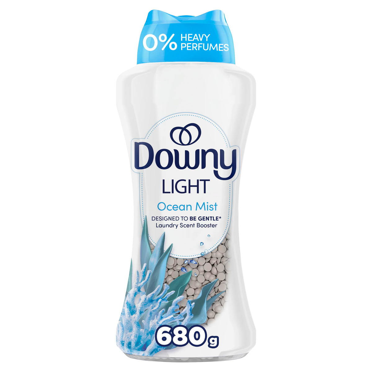 Downy Light Laundry Scent Booster Beads, Ocean Mist, 680 g