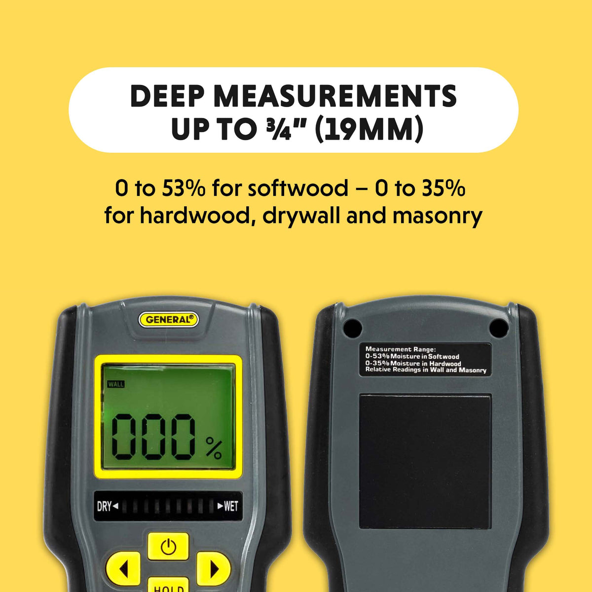 General Tools MMD7NP Pinless Digital Moisture Meter