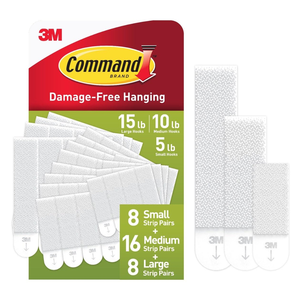 Command White Picture Hanging Strips, PH211-32NA
