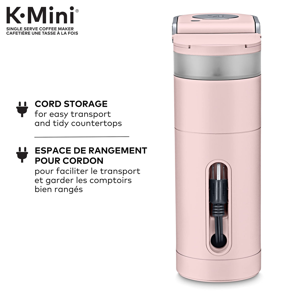 Keurig K-Mini Single Serve Coffee Maker, Dusty Rose