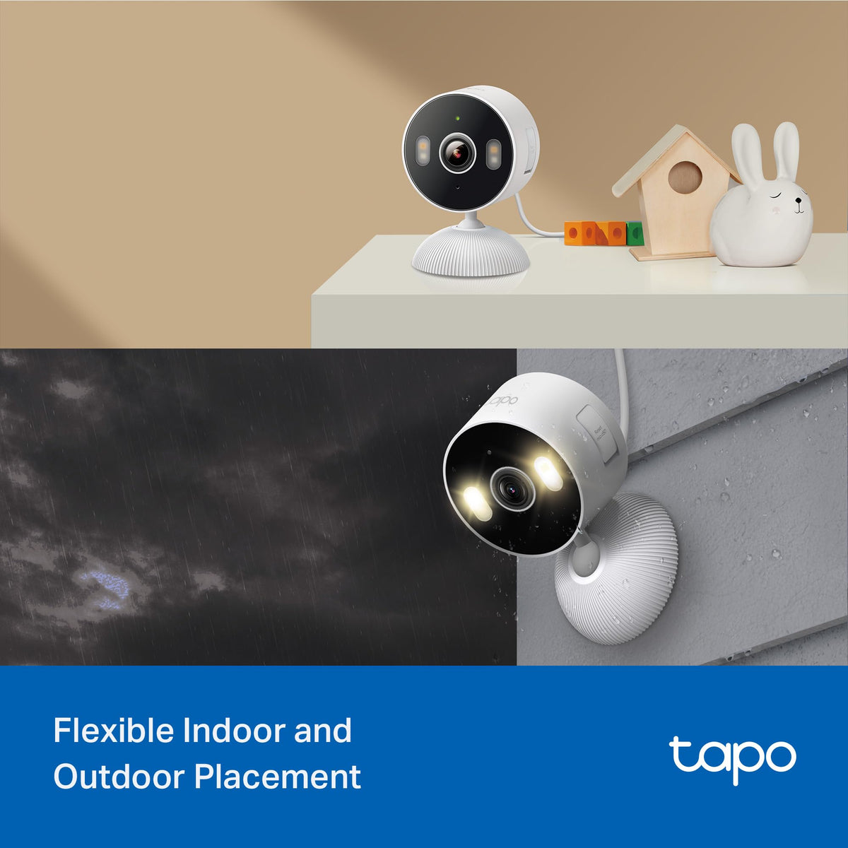 Tapo HybridCam 2K 3MP Indoor/Outdoor Security Camera