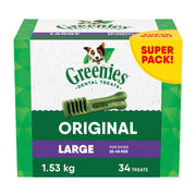 GREENIES Original Large Dental Dog Treats, 34 Count