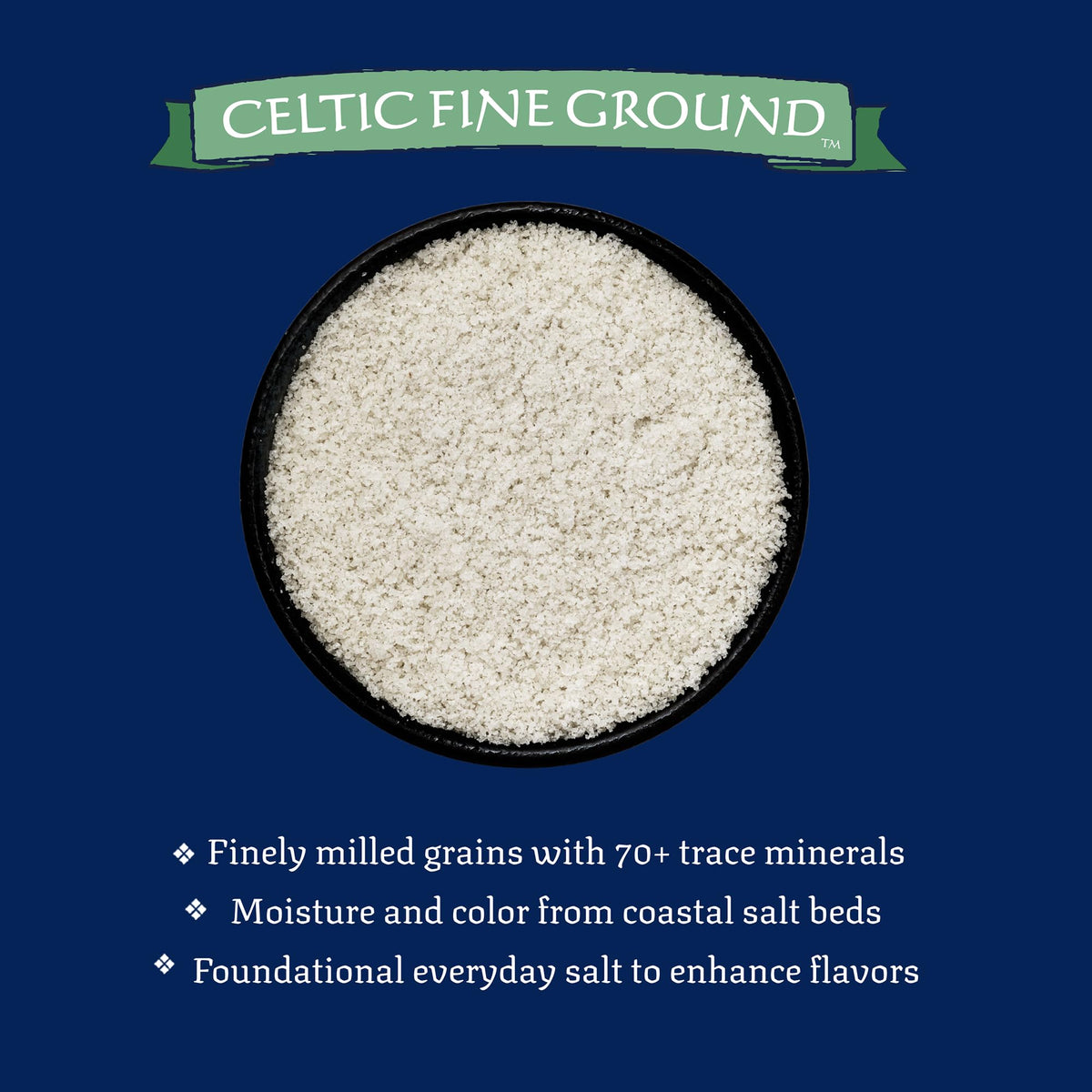 Celtic Sea Salt Fine Ground, 16 oz