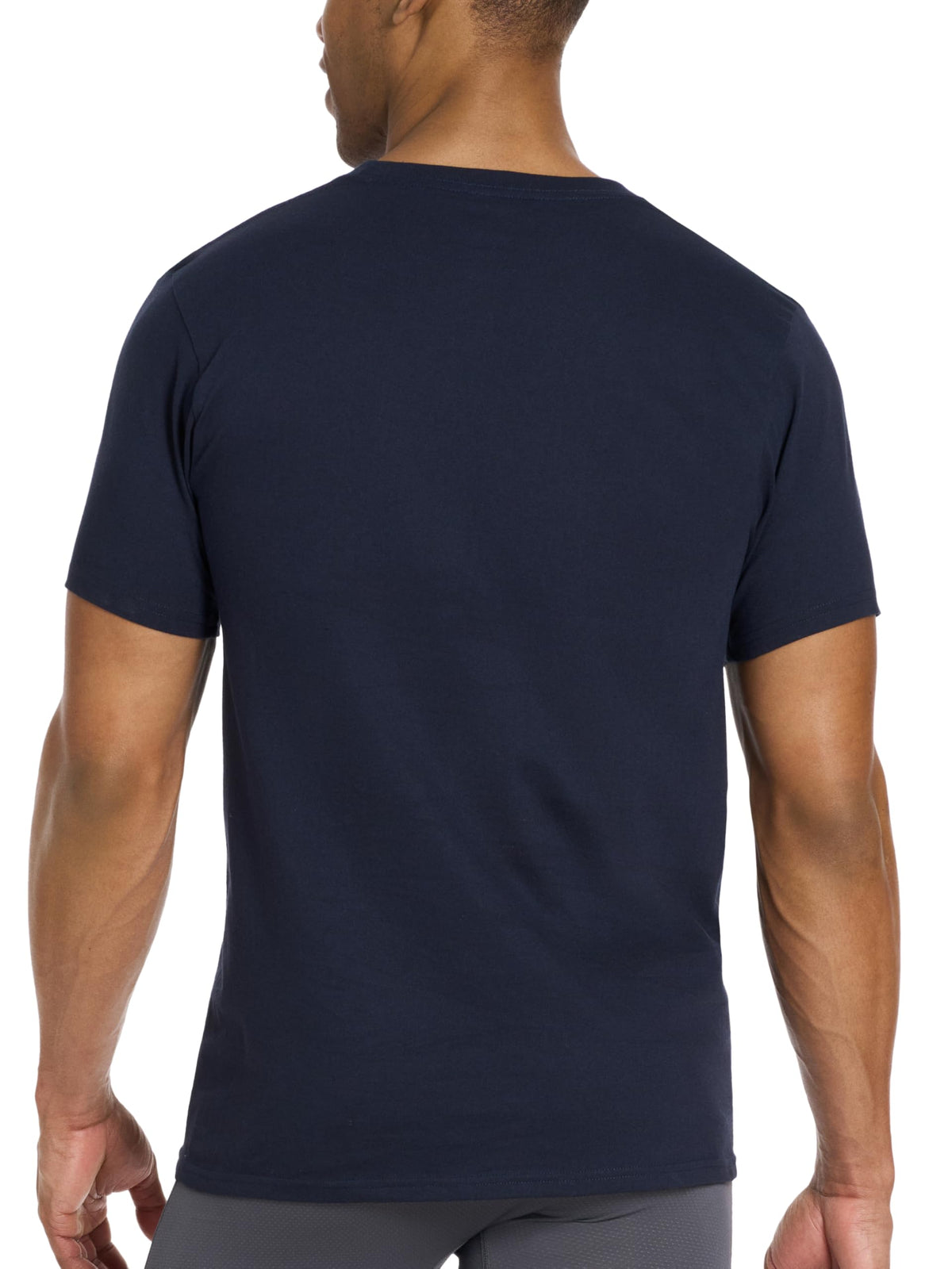 PUMA Men's Cotton Crewneck T-Shirt, Large, 4 Pack