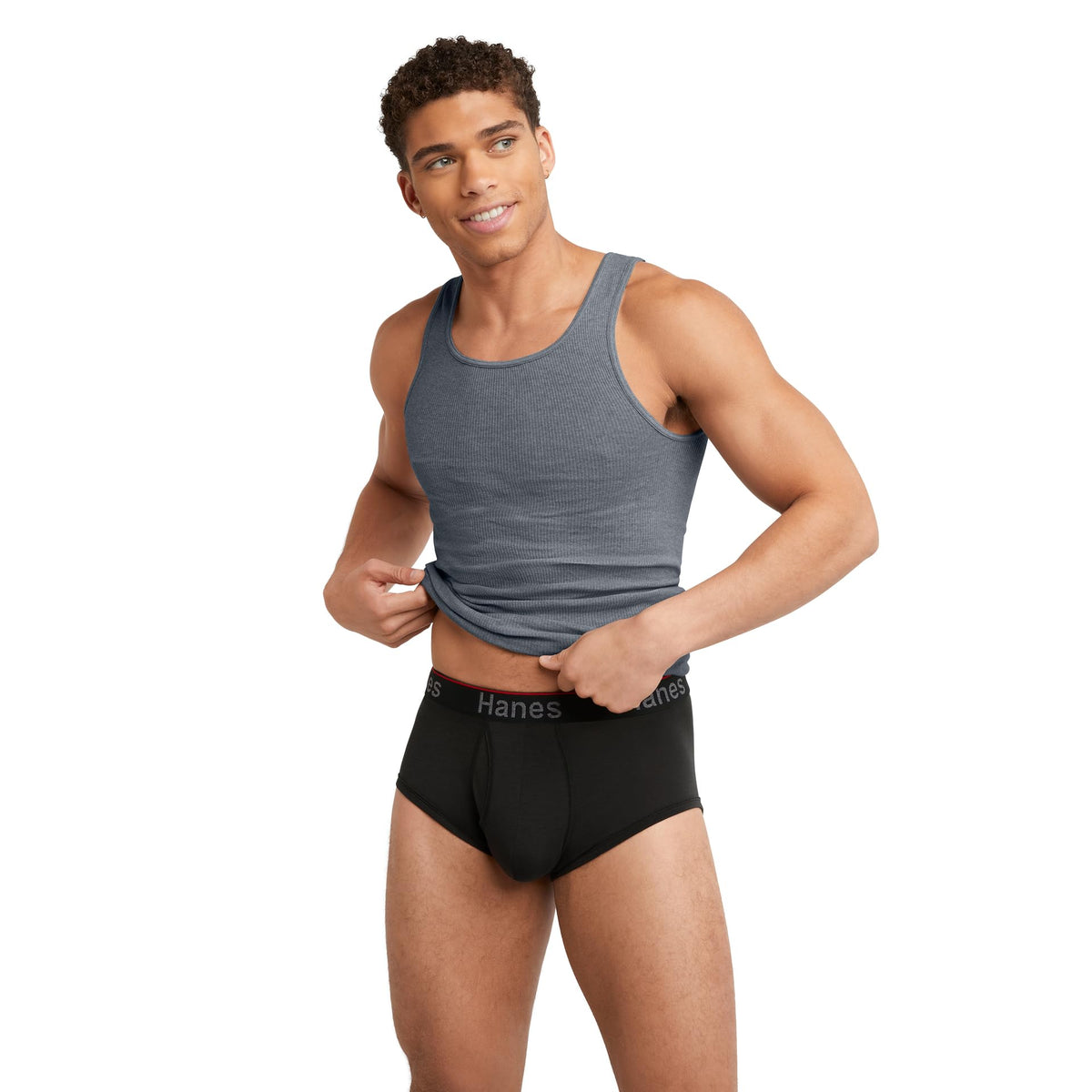 Hanes Total Support Pouch Men's Briefs, Assorted, 4 Pack, Medium