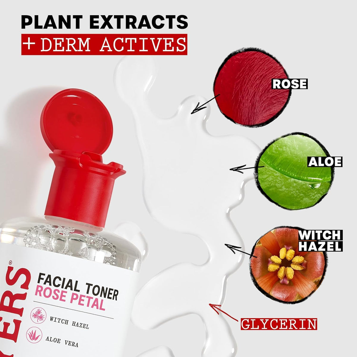 Thayers Rose Petal Witch Hazel Facial Toner, 355 ml