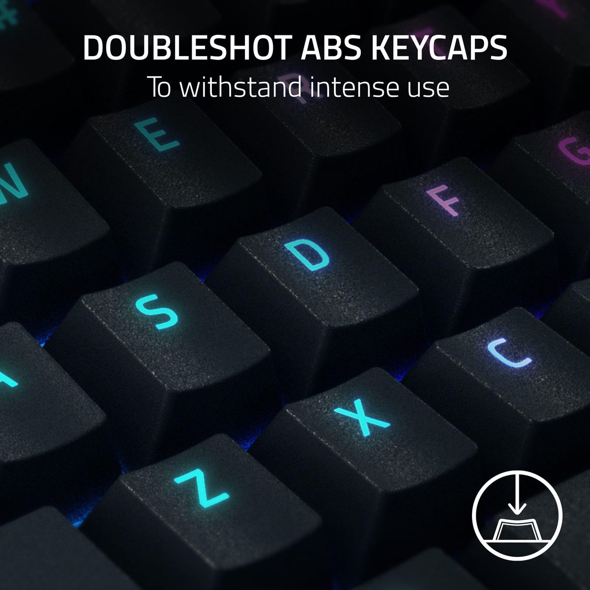 Razer BlackWidow V4 X Mechanical Gaming Keyboard, Yellow Switch, Black