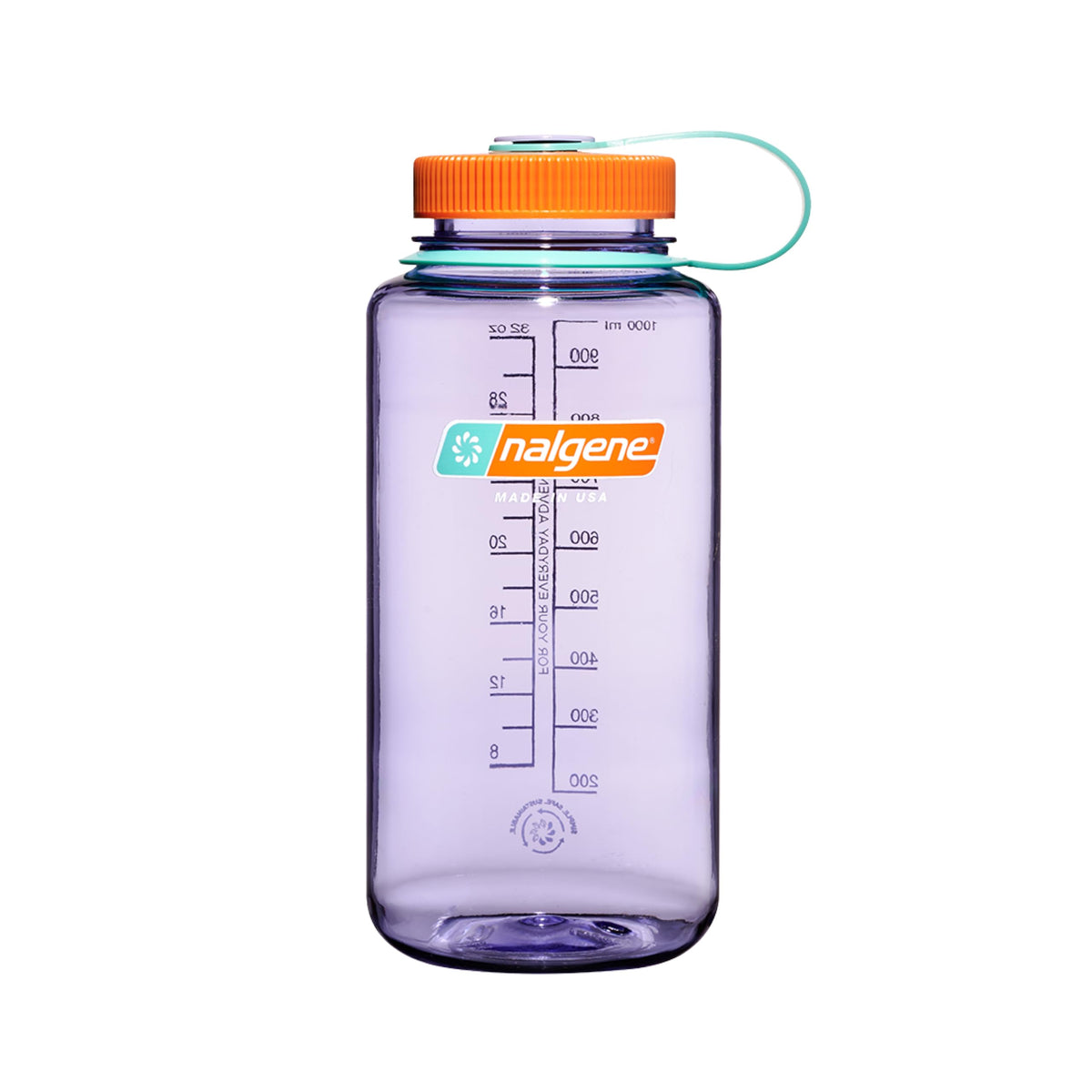 Nalgene Wide Mouth Water Bottle, 32 oz, Amethyst