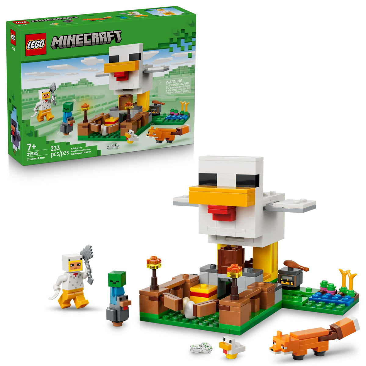 LEGO Minecraft Chicken Farm Building Set 21585