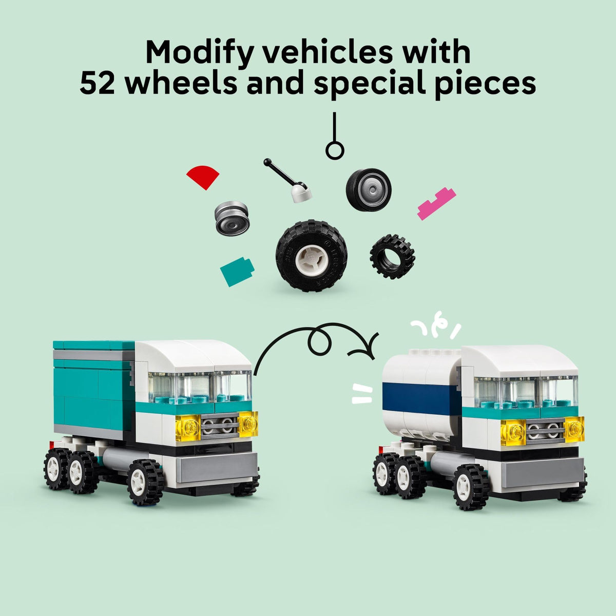 LEGO Classic Creative Vehicles Building Kit, 11036