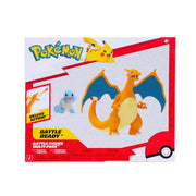 Pokemon Fire and Water Battle Pack, Charizard 4.5 Inch and Squirtle 2"