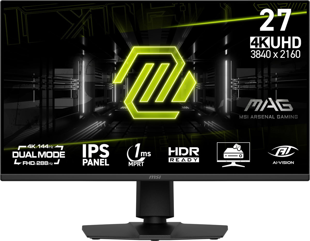 MSI MAG 275UPD E14 27-Inch 4K UHD Gaming Monitor, 288Hz, Black