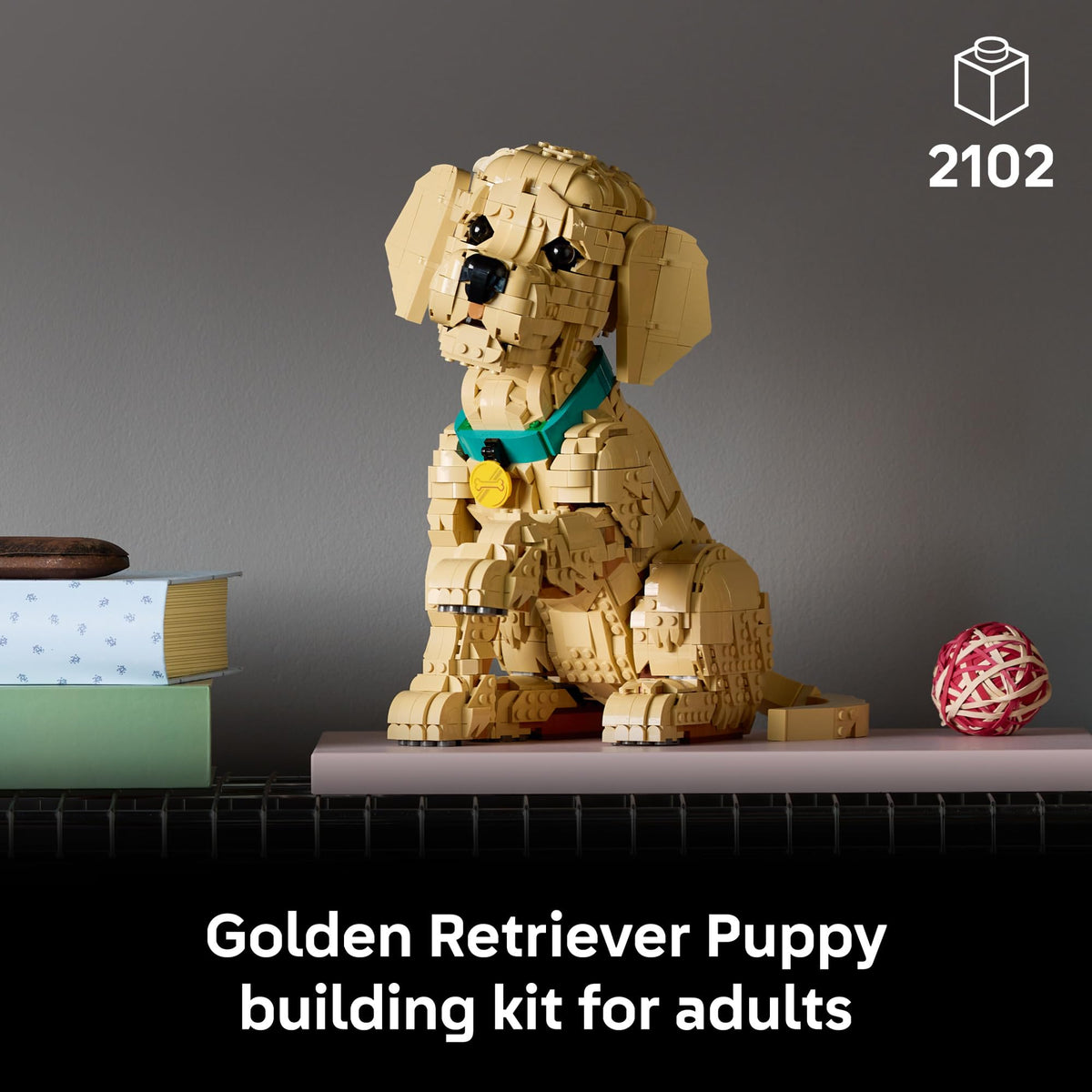 LEGO Icons Golden Retriever Puppy Building Set 11384