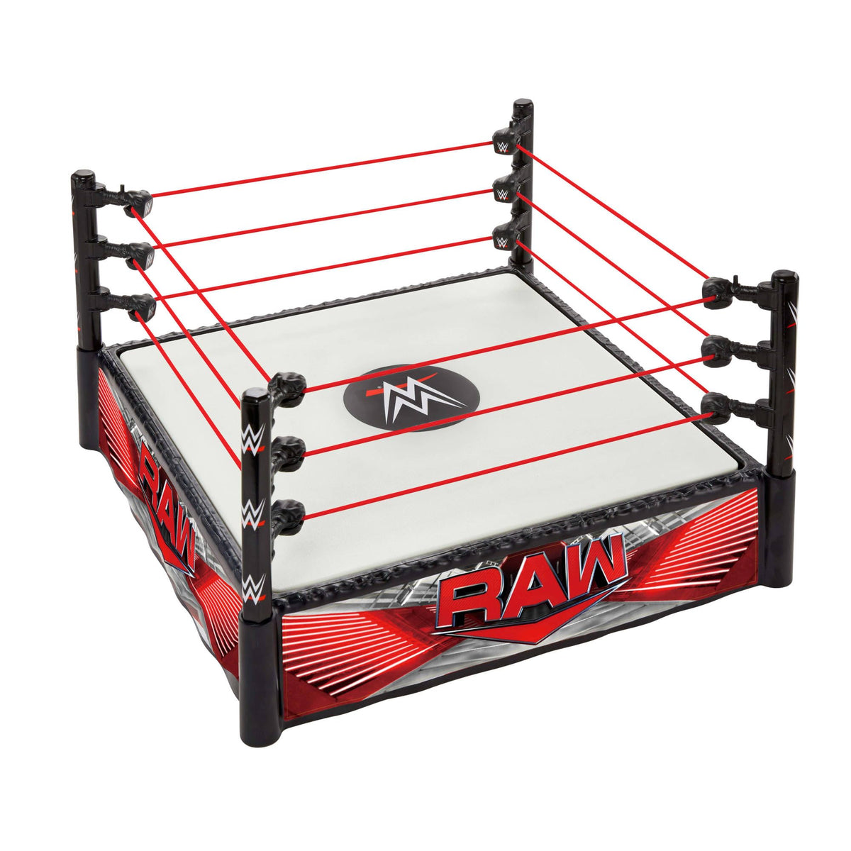 Mattel WWE Superstar Ring with Spring-Loaded Mat and Elastic Ropes