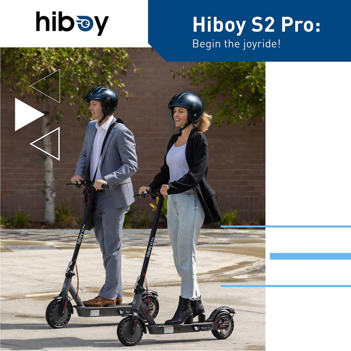 Hiboy S2 Pro Electric Scooter, 500W, 10" Tires, 40km Range