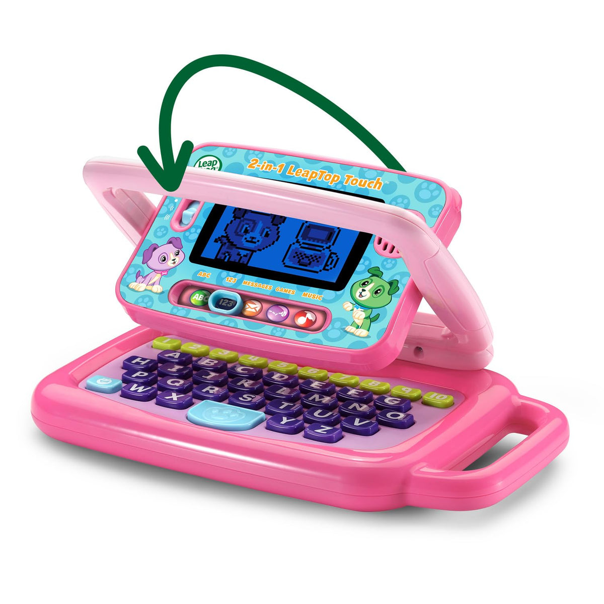 LeapFrog 2-in-1 LeapTop Touch, Pink, English Version
