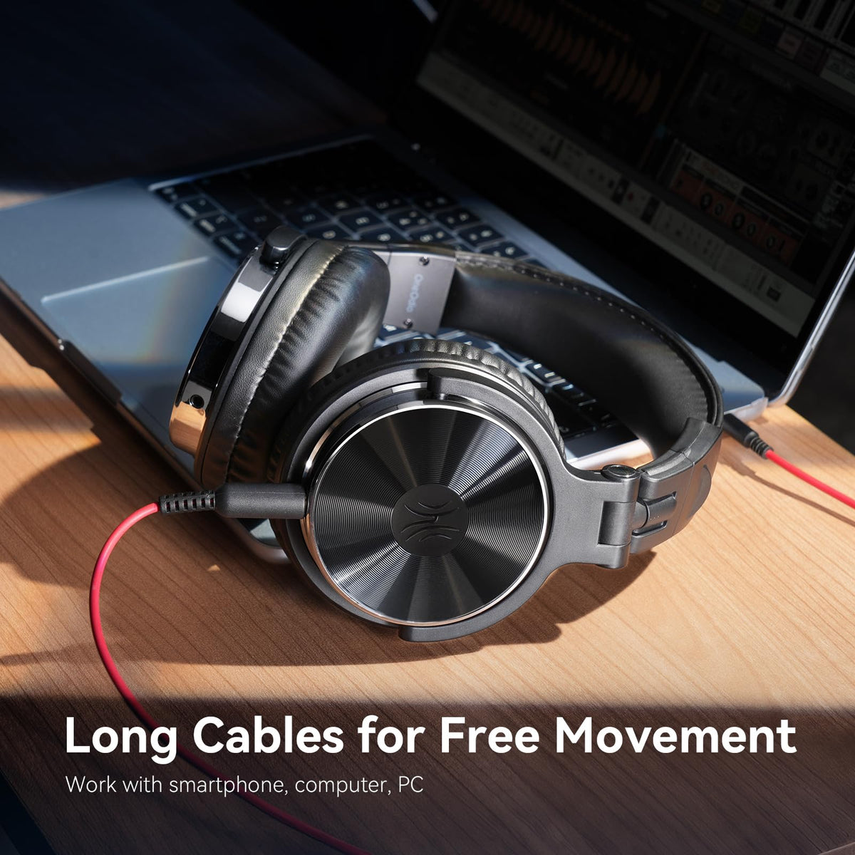 OneOdio Pro-10 Over-Ear Wired Studio Headphones, Black