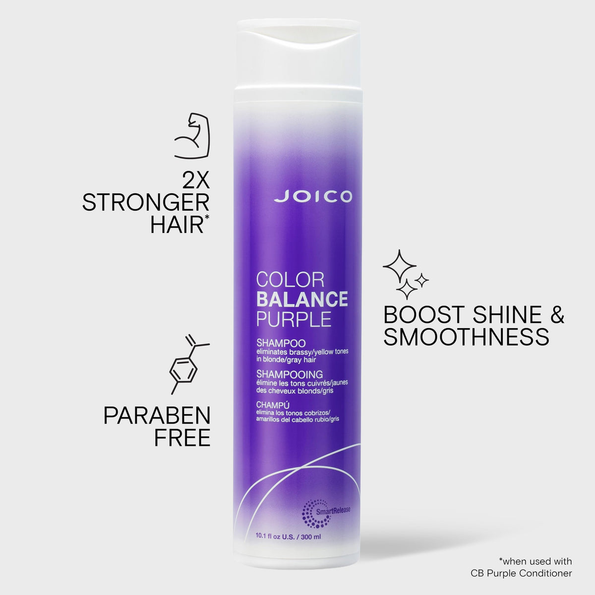 Joico Color Balance Purple Shampoo or Conditioner for Blonde Hair