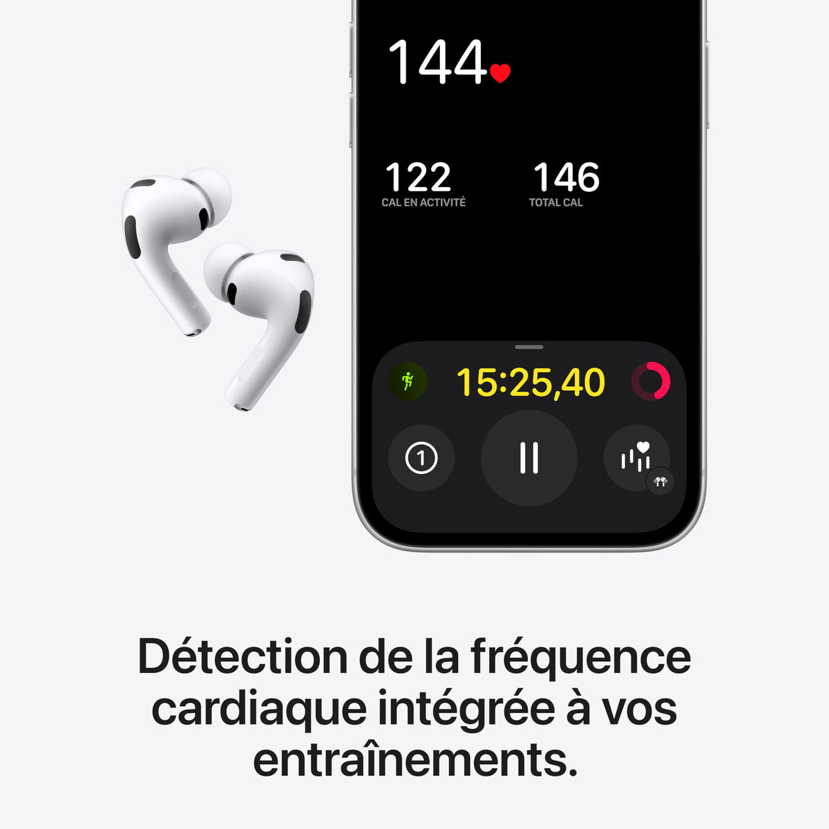 Apple AirPods Pro 3 Wireless Earbuds, Active Noise Cancellation